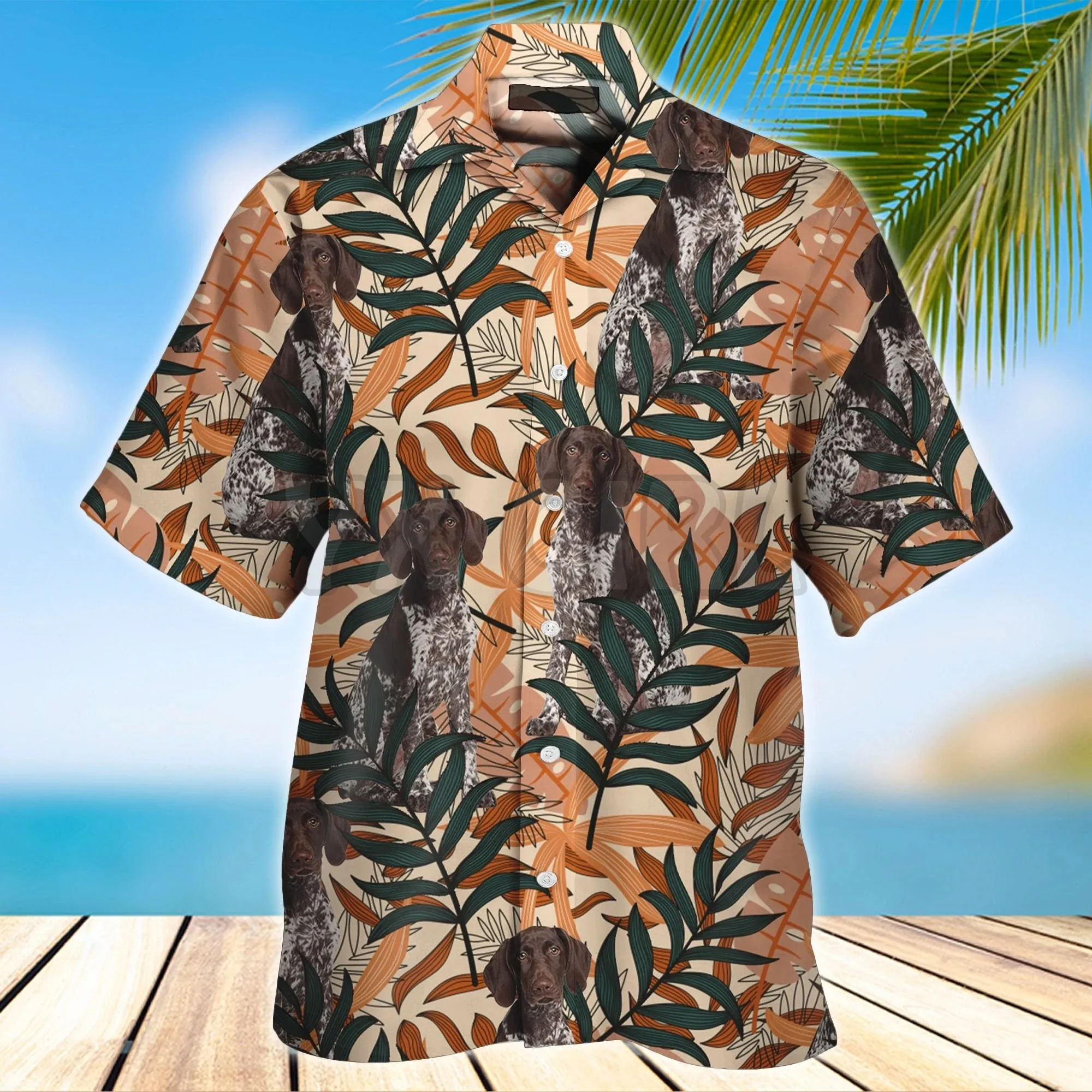 German Shepherd Hawaiian Shirt  3D All Over Printed Hawaiian Shirt Men's For Women's Harajuku Casual Shirt Unisex