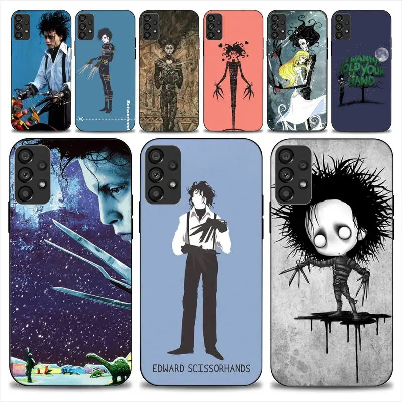 Чехол для телефона с изображением Эдварда ножницы для Samsung Galaxy A51 A71 A13 A73 S23 A52 A53