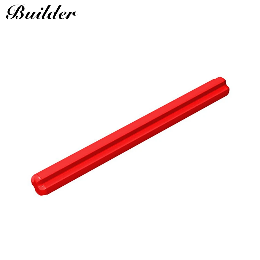 Конструктор Little Builder 3706, сборы для самостоятельной сборки, частицы, технология MOC, часть 1x6, поперечная ось, 47,5 мм, 10 шт., игрушки для детей