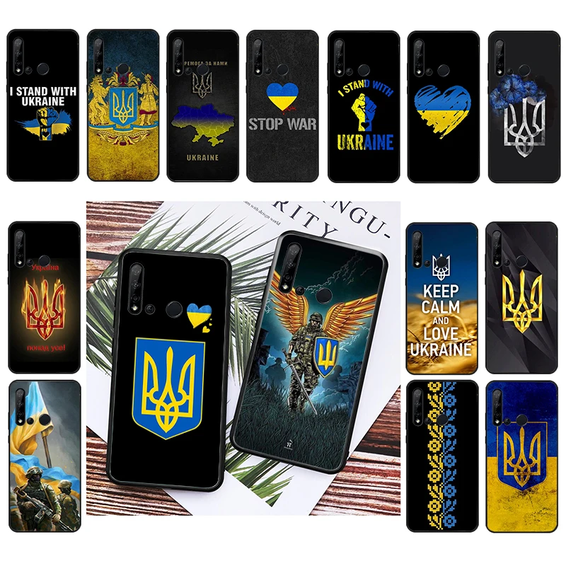 

Hot Ukraine Flag Phone Case For Huawei P50 Pro P30 P40 Lite P40Pro P20 lite P10 Plus Mate 20 Pro Mate20 X