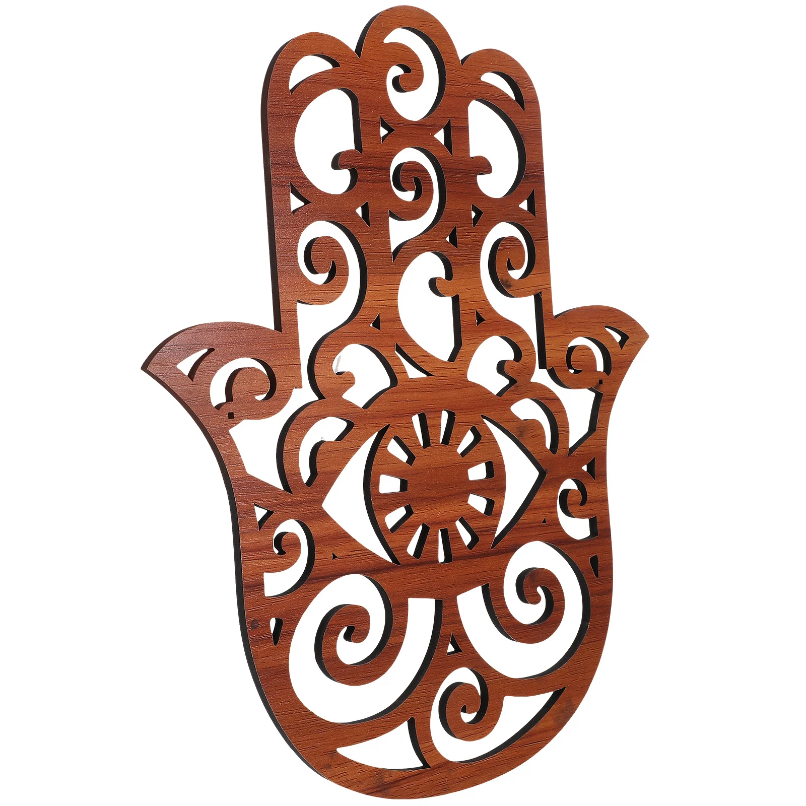 Настенное украшение для дома от сглаза рука Хамсы висит пальмового орнамента