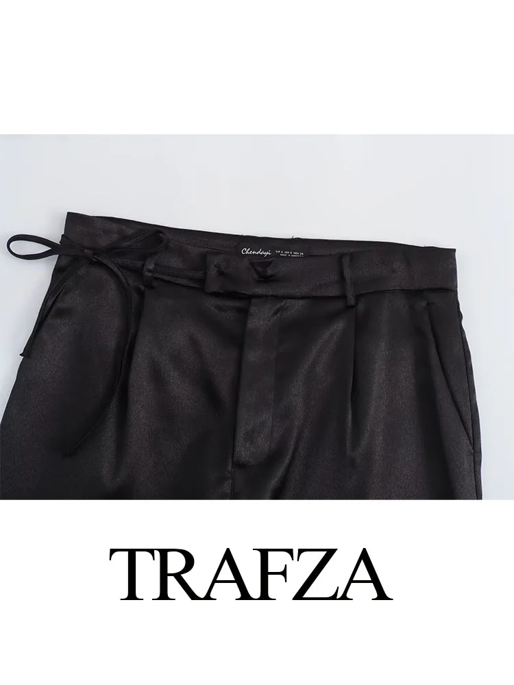 Женский костюм из 2 предметов TRAFZA повседневный вертикальный кардиган с двумя