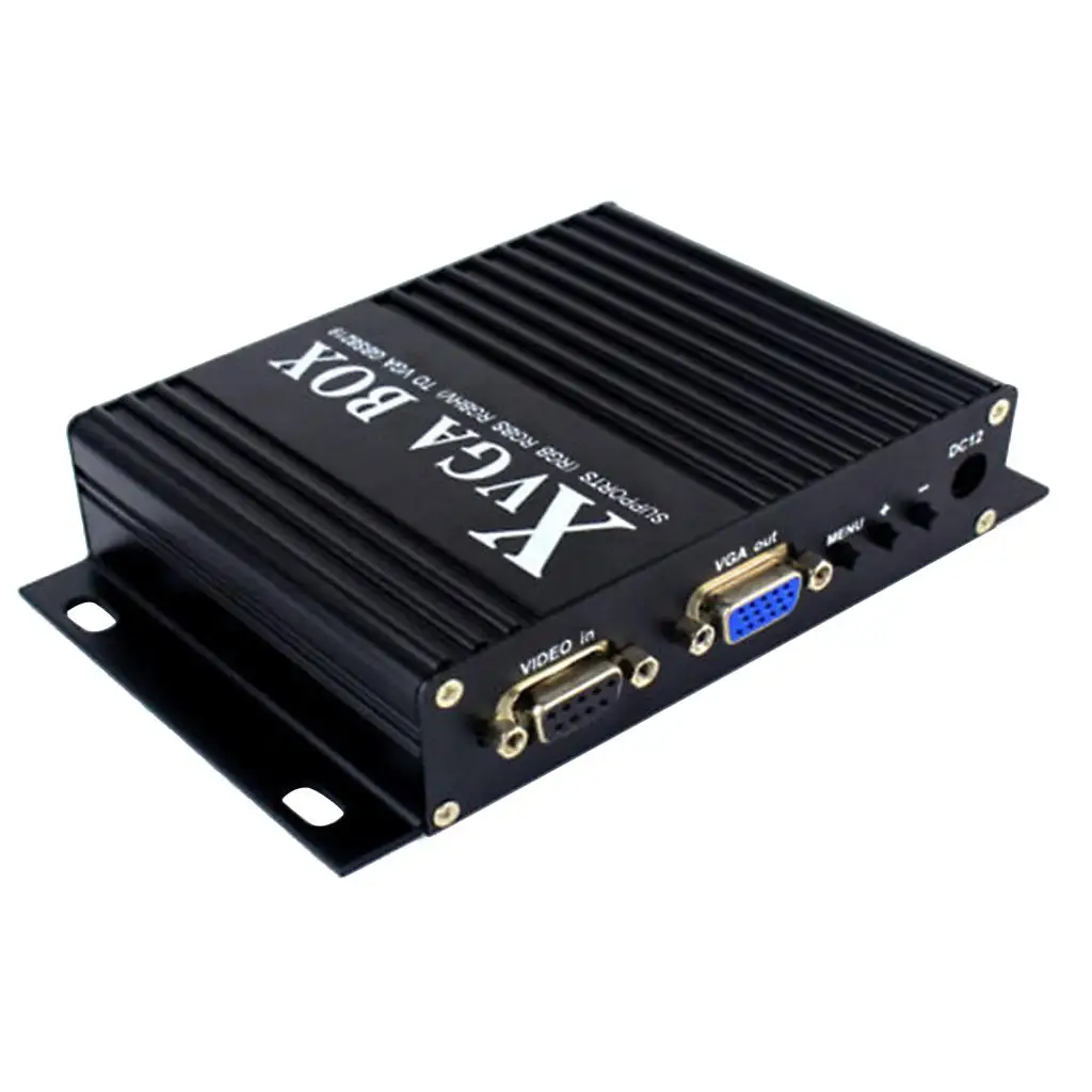 GBS-8219 XVGA Box MDA CGA EGA RGB SOG RGBHV YPBRT в VGA Замена монитора промышленного преобразователя