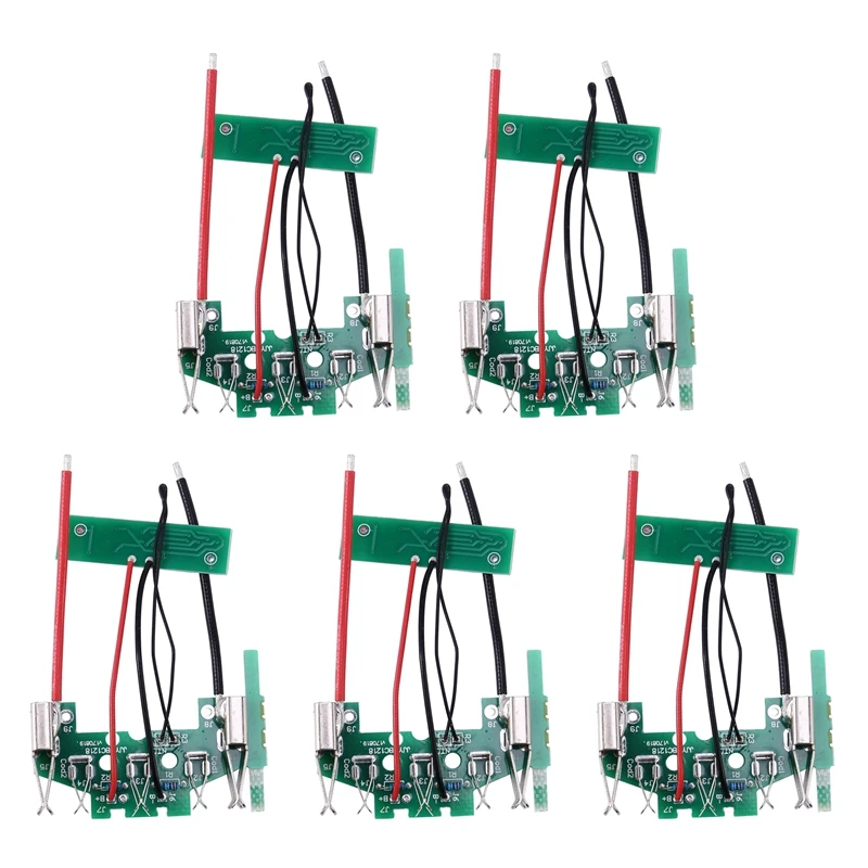 

5X BAT610 18V Lithium-Ion Battery PCB Charging Protection Circuit Board for Boschs 18V Li-Ion Battery
