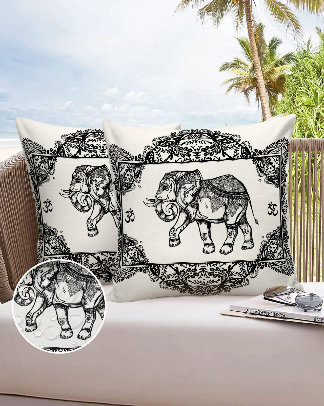 

Роскошный чехол для дивана в этническом стиле, наволочка для кровати, наволочка для домашнего декора