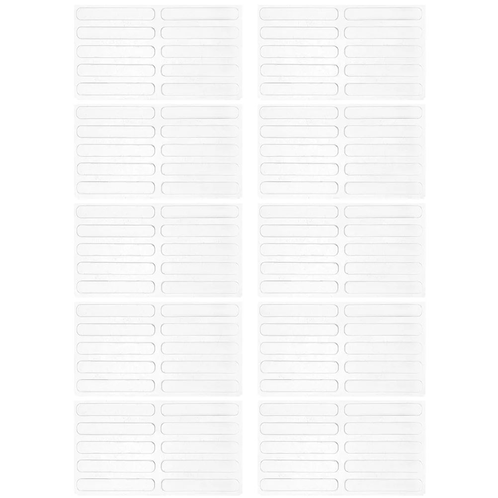 

10 Sheets Drawer Cabinet Door Bumper Adhesive Sliding Bumpers Clear Soft Rubber Cupboard