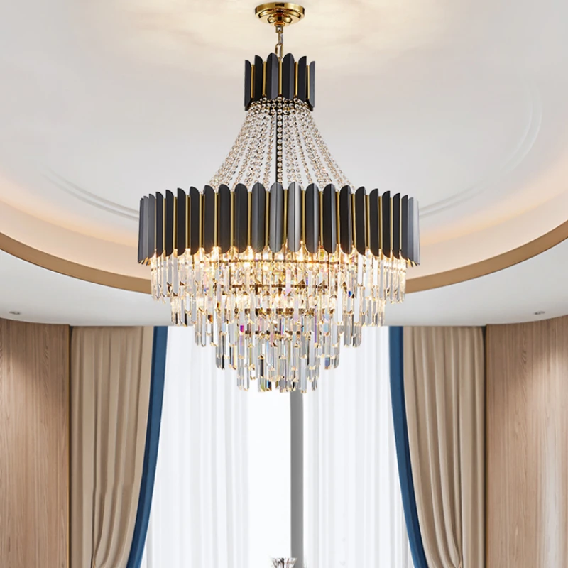 

Modern Designer Luxury Conference Hall Customized Project Installation Chandelier Pendant Lamp
