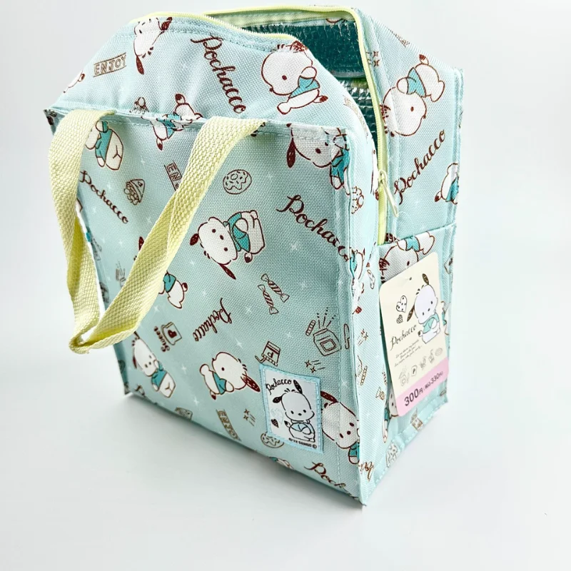 

Симпатичная летняя сумка для льда Sanrio с мультяшным принтом Pachacco, высокоценная простая переносная коробка для ланча большой вместимости с и...