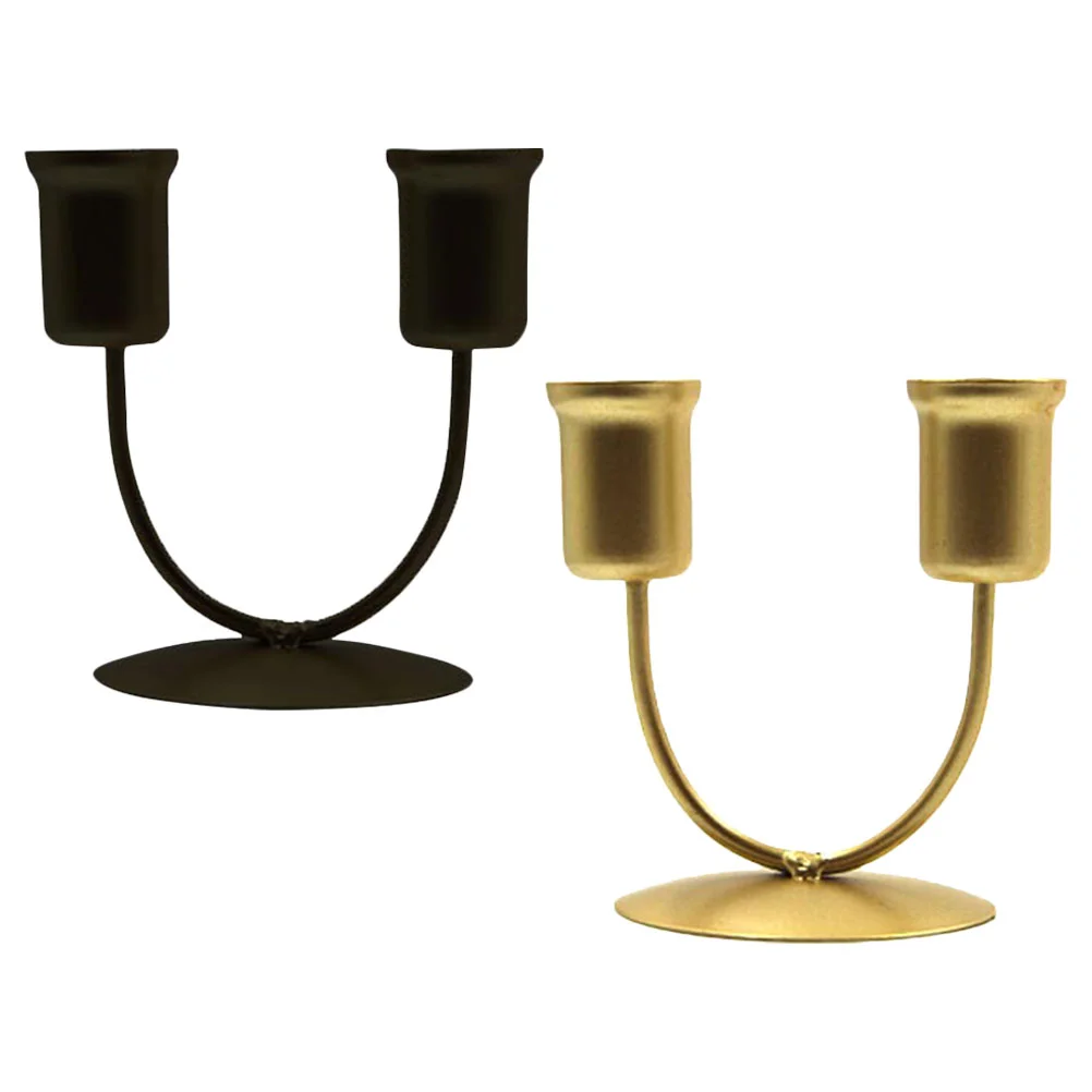 

Metal Holder Stand Holders Desk Candleslights Decorative Candlestick Wedding Candlelight Tabletop Votive Candelabra Chamberstick