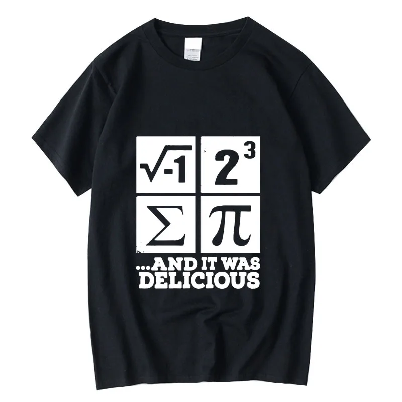 XIN YI t-shirt da uomo di alta qualità 100% cotone divertente matematica design stampa tshirt T-shirt estiva allentata o-collo t-shirt da uomo t-shirt top