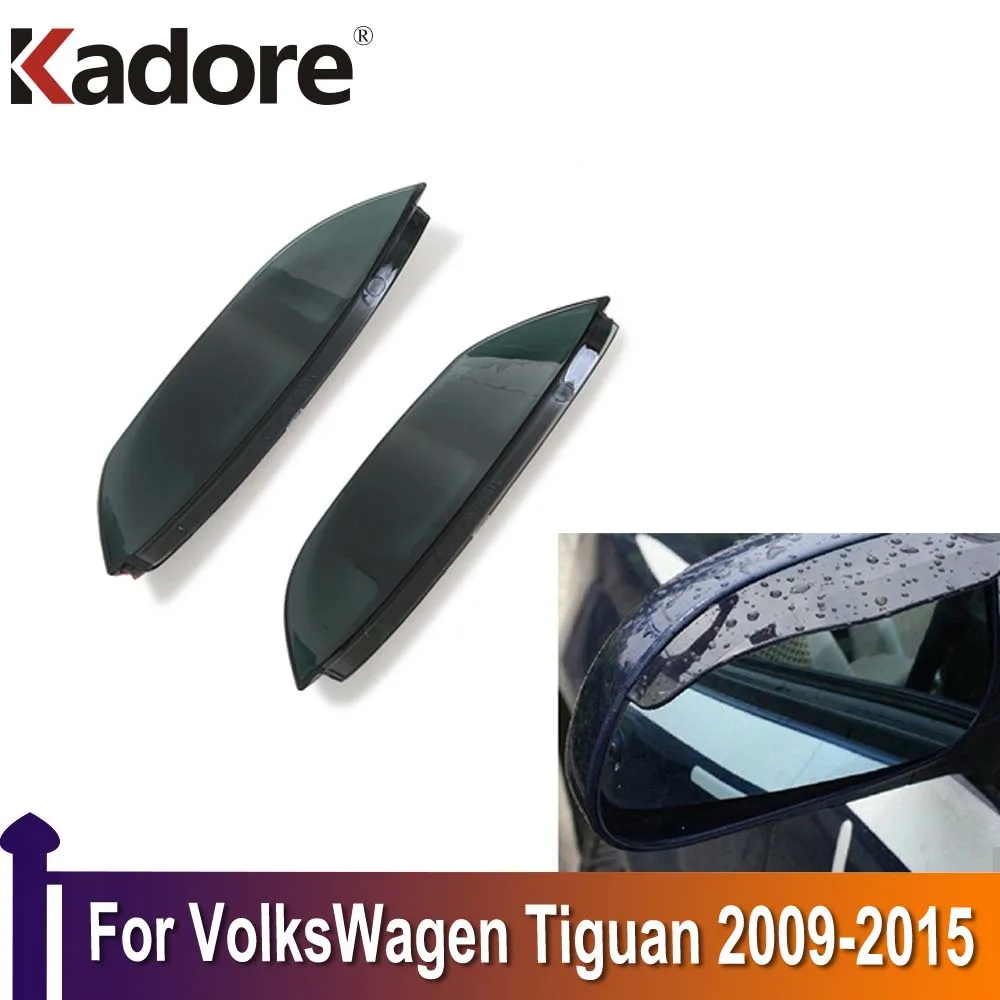 For Volkswagen Tiguan 2009 2010 2011 2012 2013 2014 2015 Rearview Mirror Rain Snow Shield Guard Sun Visor Shade Hood Accessories
