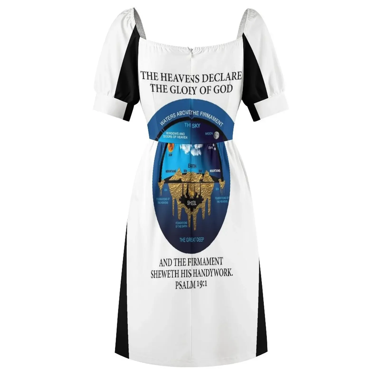 Древняя ивритская концепция космологии Psalm 19:1 Версия KJV Платье без рукавов