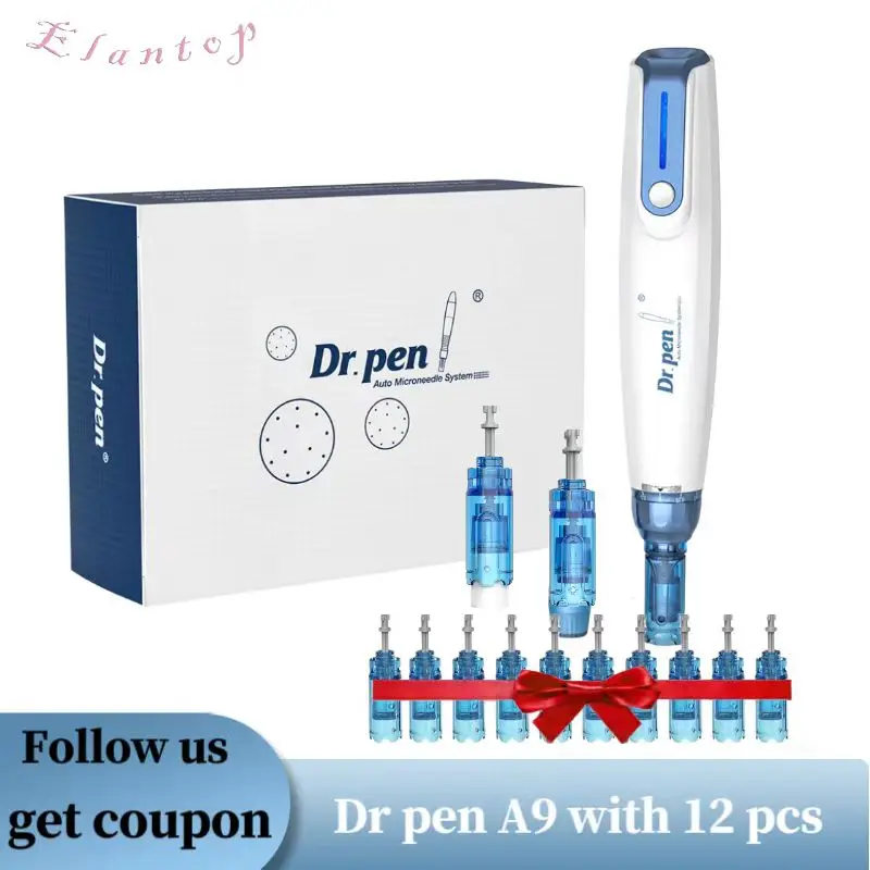 

Authentic Dr. Pen Ultima A9 With 22pcs Cartridges Wireless Professional Microneedling Pen Skin Care Tool Kit Dermapen For Face