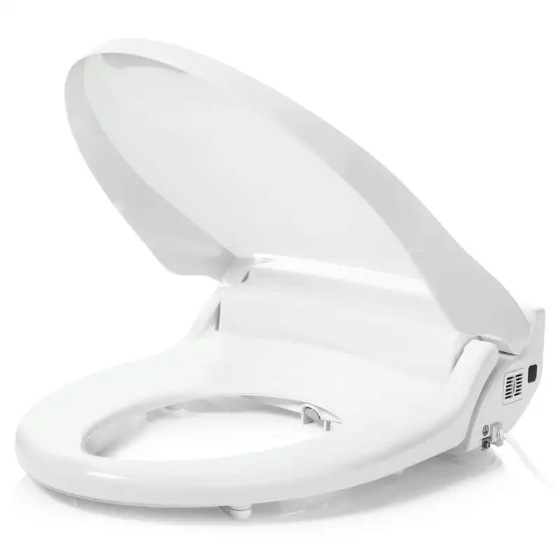 

DR802 Advanced Bidet Toilet Seat with Remote Control, Round White