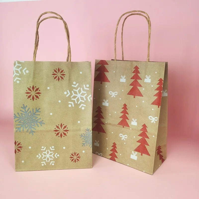 Snowflake Party Baking Shopping Festival Children Clothes Shoes Bag