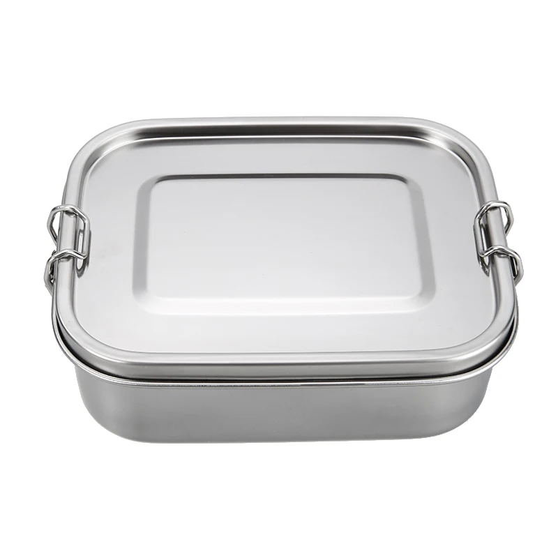 

Lunch Box Metal Leak-Proof Bento Box for Storing Snack Food Fruits Container Storage Box Stainless Steel bento box