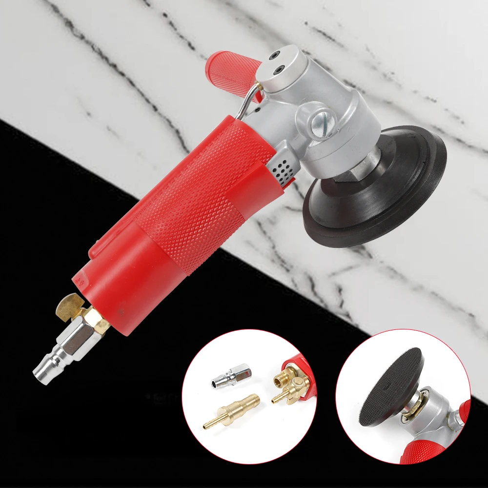 4" Water Jet Pneumatic Grinder Marble Jade Stone Floor Air P