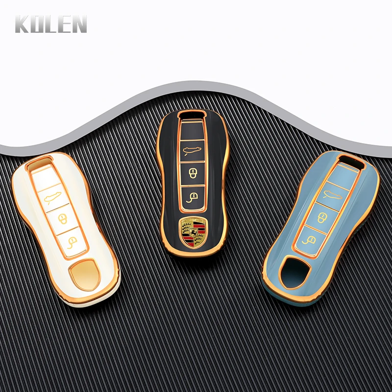 

Чехол из ТПУ для Porsche Panamera Cayenne 971 911 9YA Macan Boxster Carrera Taycan Key Protect Holder