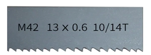 

1 шт. ленточное пильное полотно Dekoly 2240 1425 1140 1435 мм, длина 13x0,65 мм с 6 8/12 10/14 14TPI M42 Bi Metal для резки металлов