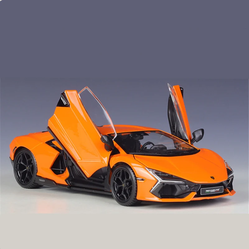 Модель спортивного автомобиля Bburago 1:24 Lamborghini Revuelto литая металлическая гоночная