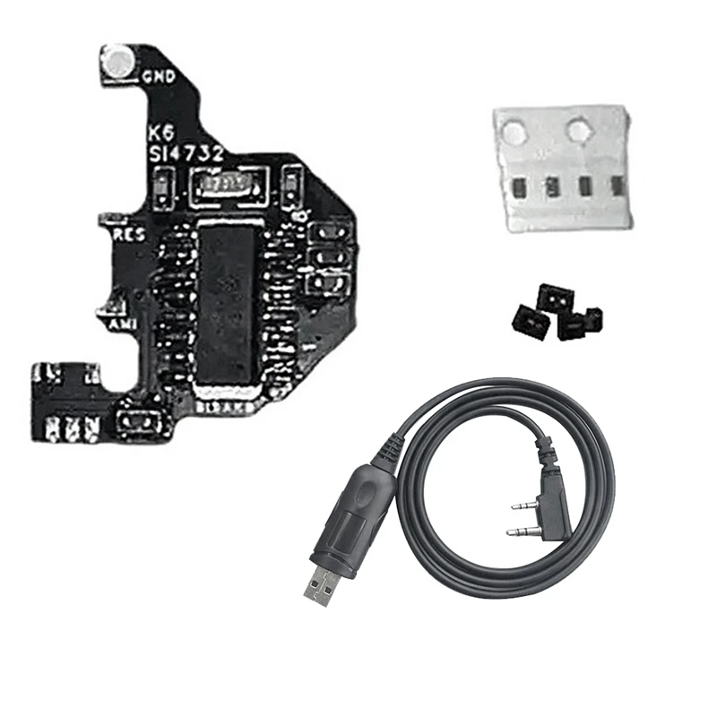 SI4732 Коротковолновый радиомодуль + USB-кабель для программирования Quansheng UVK5/UVK6 DIY