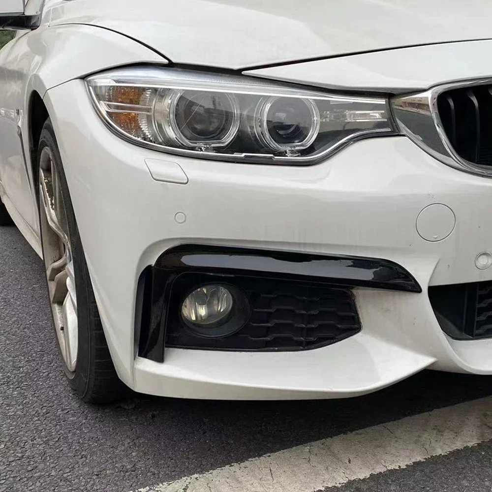 Передний бампер верхний разветвитель крышка противотуманной фары для BMW 4 серии