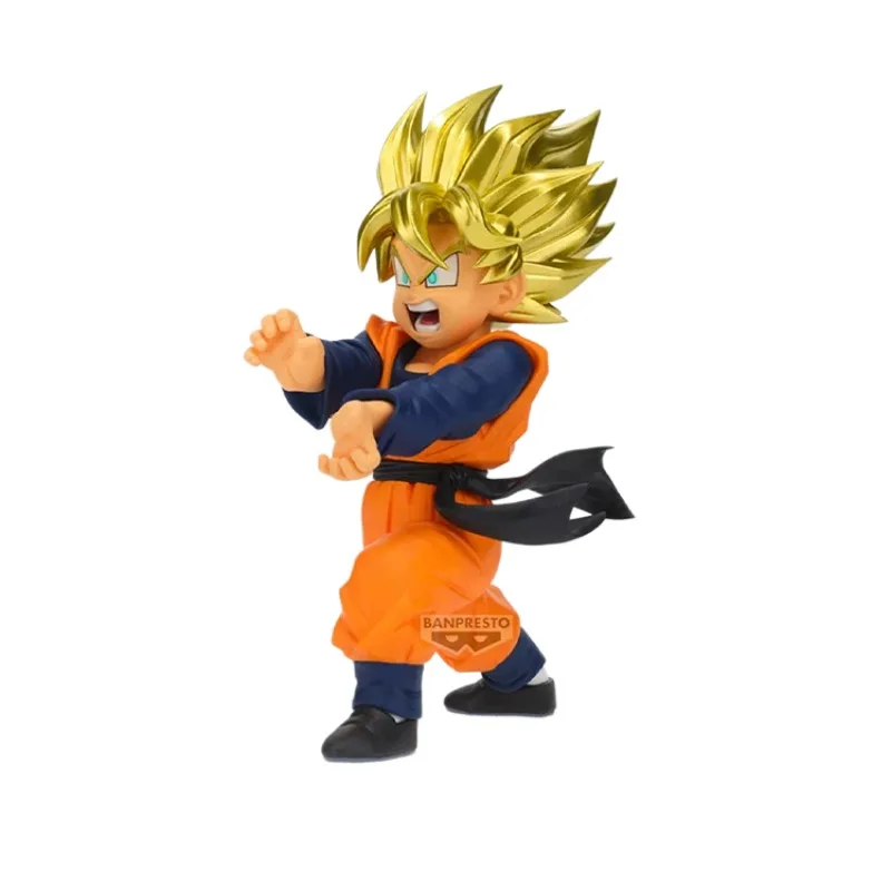 Фото Официальная коллекционная фигурка Bandai Banpresto по аниме Dragon Ball Z: Супер Сайян Сон Гохан и Сон Готен, ПВХ, модель, игрушка, подарок №5
