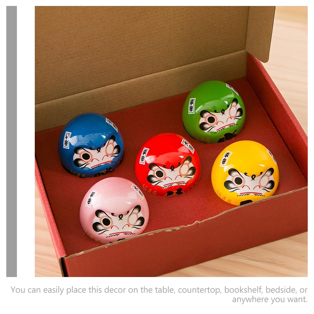 Игрушки Маленькие Bodhidharma Украшения Daruma Фигурки Богатства Аксессуары Для Дома