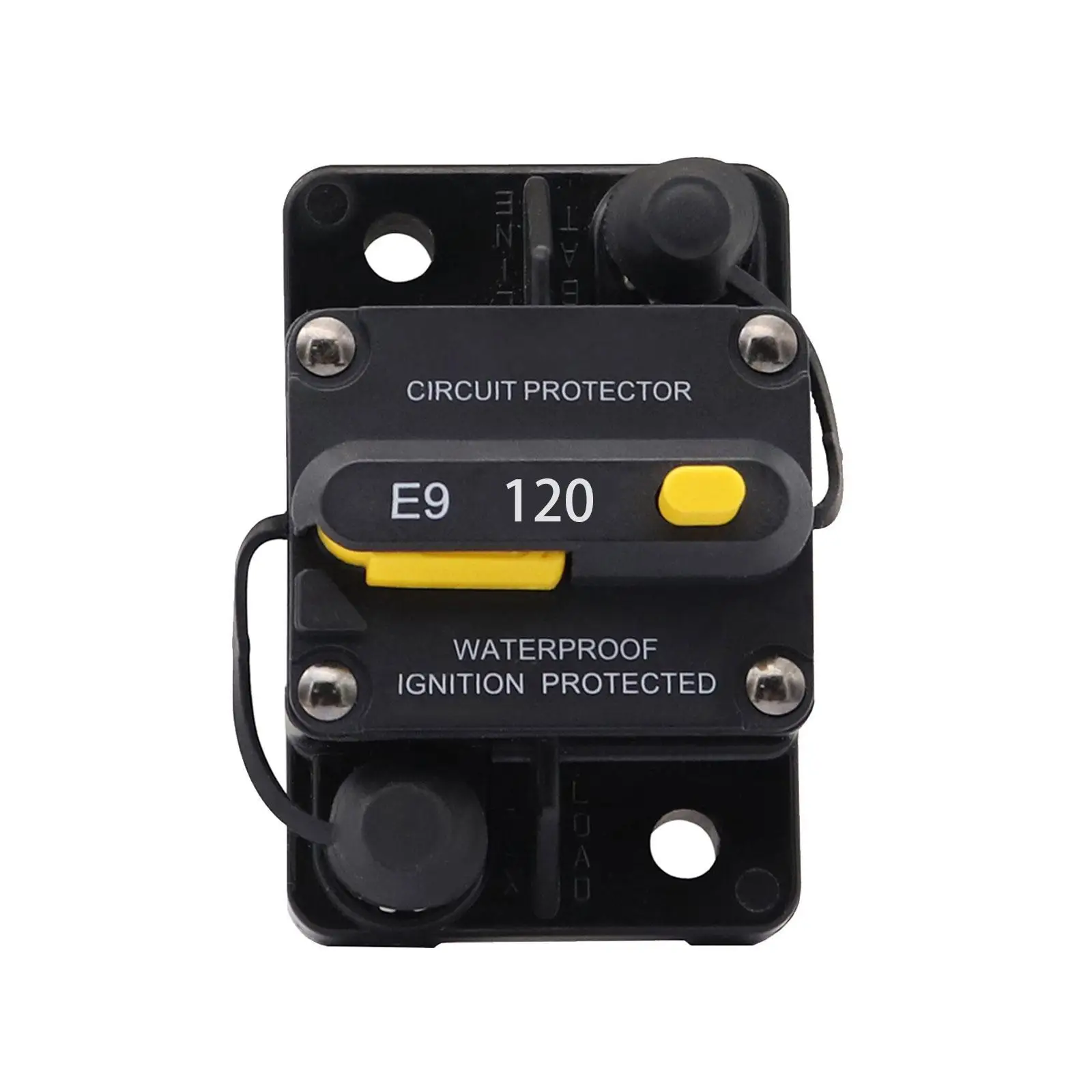 

Автоматический выключатель 120A-150A, водонепроницаемый предохранитель с двойным аккумулятором и ручным сбросом для лодок, судовых домов на ко...