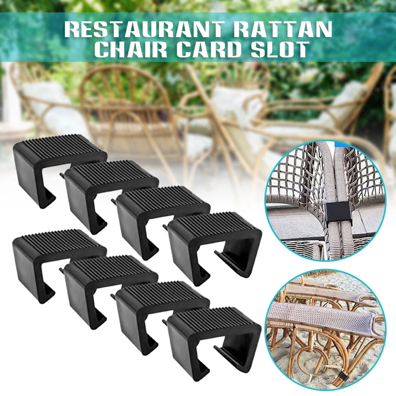 

8pcs Outdoor Furniture Clips Patio Sofa Clips Rattan Furniture Clamps Wicker Chair Fasteners Connect The Sectional or Module FU