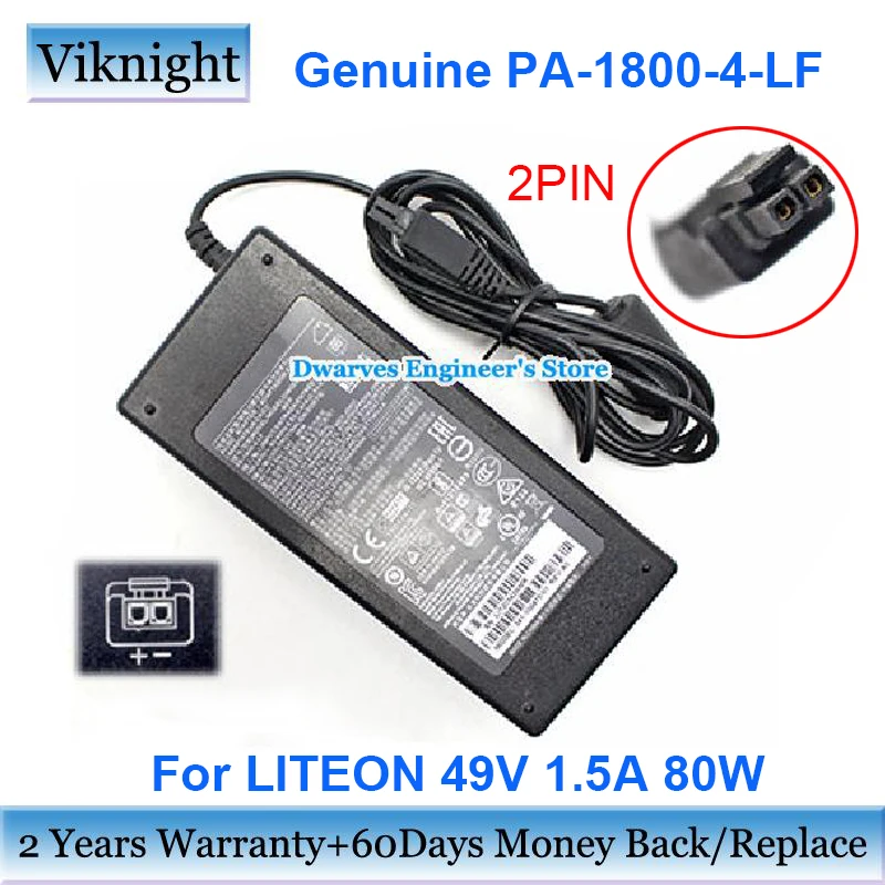 Charger 49v 1.5a 80w Lit20343nmr 341-100475-01 For Liteon Power Supply 2pin