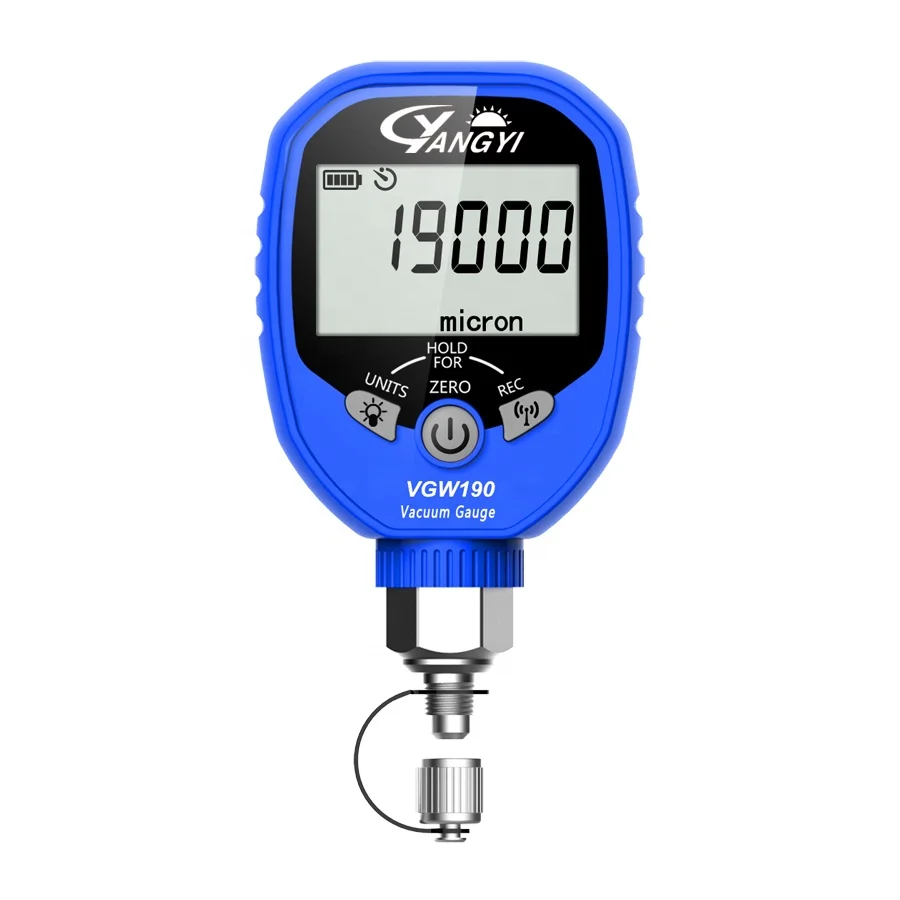 

Wireless Digital Vacuum Gauge Vacuum Meter Pressure Gauge VGW-190 with 8 Units