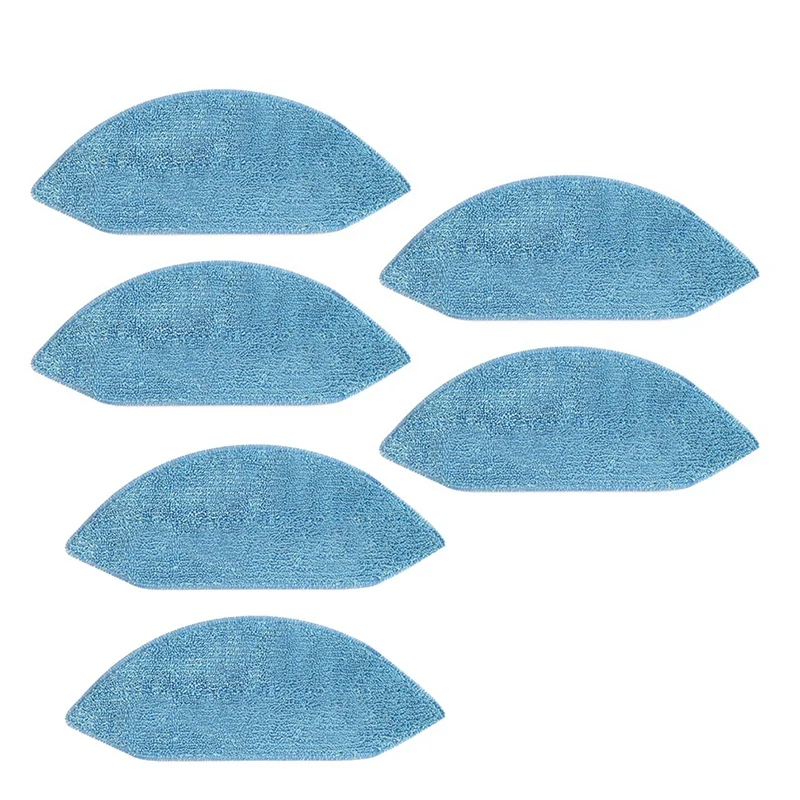 

6 Pcs Mop Cloth Replacement Parts For Ecovacs Deebot OZMO U2 DGN22 U2 Pro Robot Vacuum Cleaner Accessories