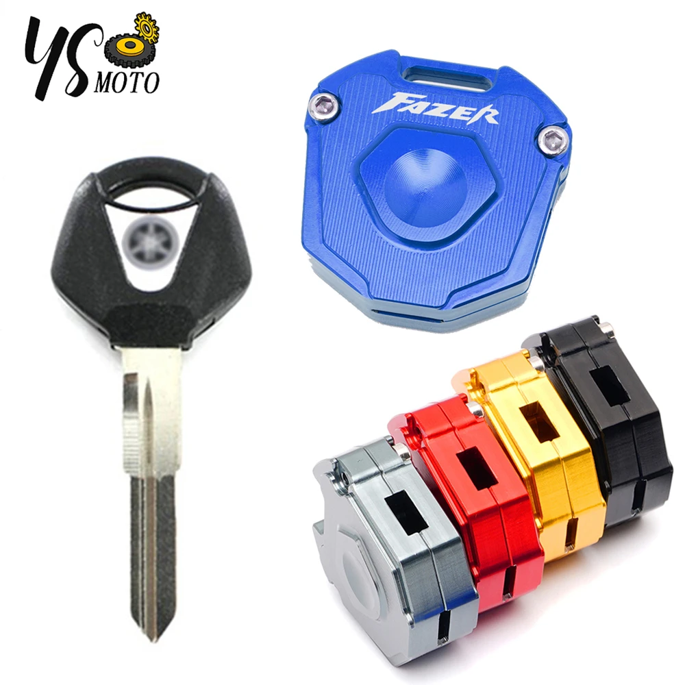 

2023 New Motorcycle Key Cover Cap Creative Products Keys Case Shell For Yamaha Fazer FZ1 FZ6 FZ8 FZ6N FZ6S FZ6R (CNC Aluminum )