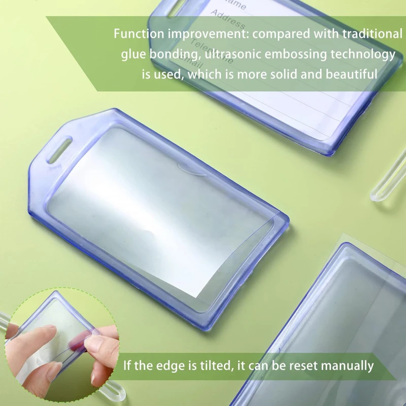 10/20 Шт. Прозрачные Круизные Багажные Бирки