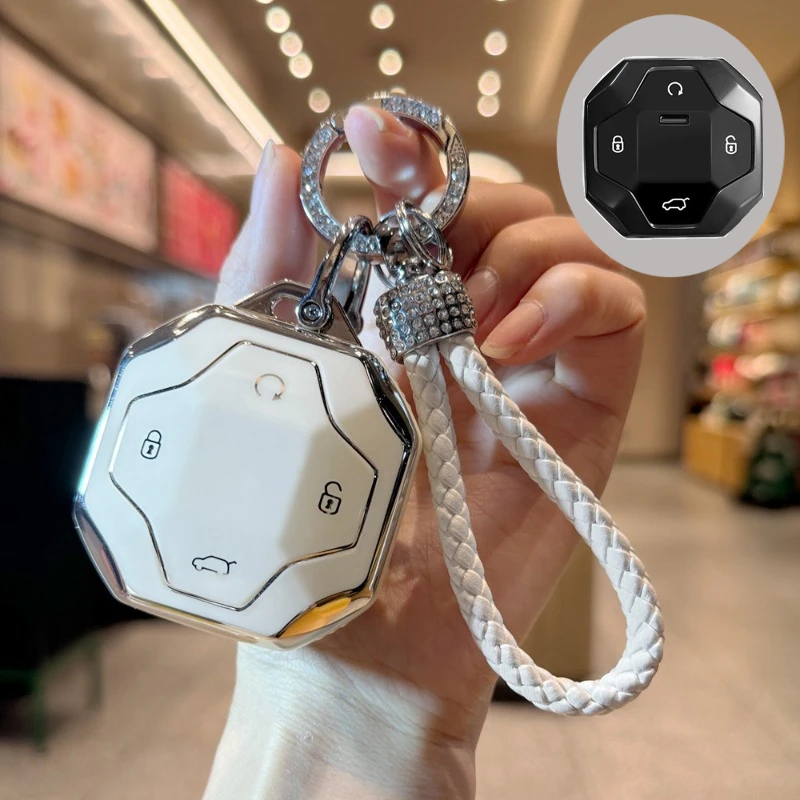 

Автомобильный брелок из ТПУ, автомобильный пульт дистанционного управления, чехол для Chery Jetour T2 Traveler 2023 2024, автоаксессуары без ключа