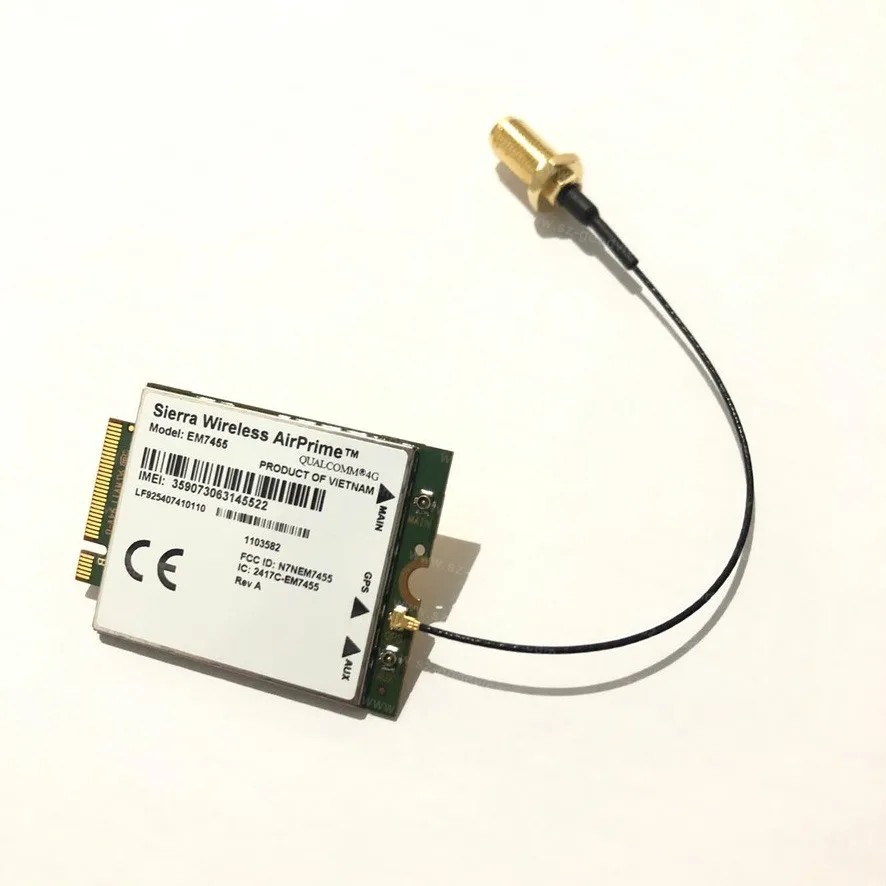 

Sierra Wireless Communication 4G LTE Module EM7455 EM7355