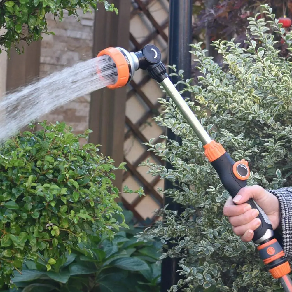 

High Pressure Garden Water Gun 8 Modes Flow Adjustable Jet Watering Gardening Home Plant Tool O3T9 Sprayer Irrigation C7B7