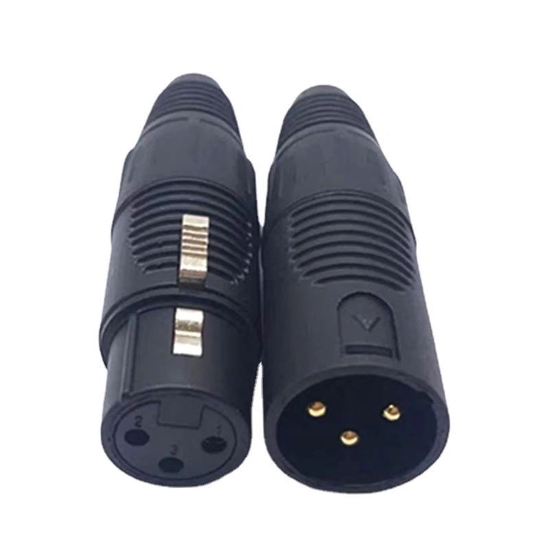 

3 Pin Male/Female 35 Connector Electrical Adapter Plug for Audio Cable