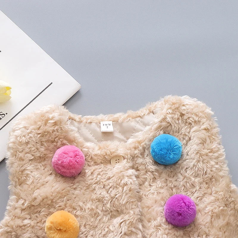 Новый зимний свитер для девочек детское пальто с животным узором и 3D-принтом LOVE