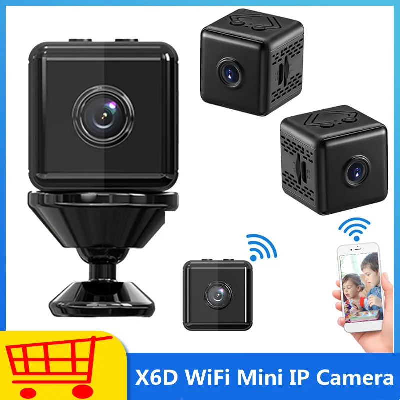 

Беспроводная мини-камера видеонаблюдения HD 1080P с поддержкой Wi-Fi
