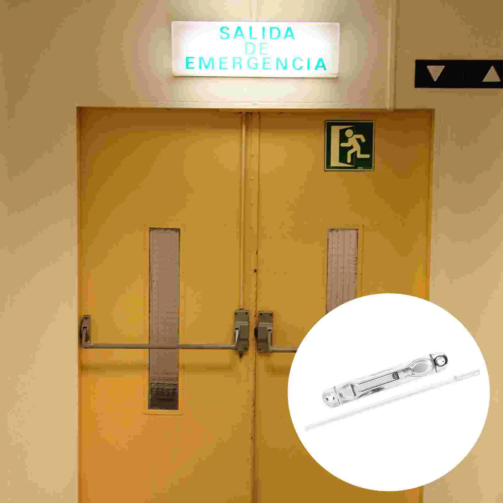 

2 Sets Stainless Steel Durable Concealed Bolt Door Bolt for Safety Security Door