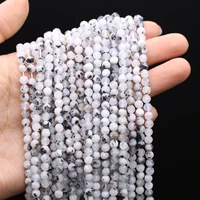 natural stone moonstone beads small faceted scattered bead for jewelry making diy women bracelet necklace accessories