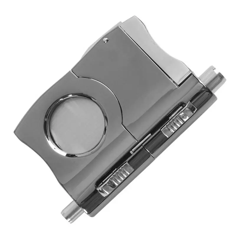 

V-cut Cigars Cutter Guillotine Stainless Steel Blade With 2 Cigars Punches V-Shaped Cigars Punch Cutter Cigars Cutter Guillotine