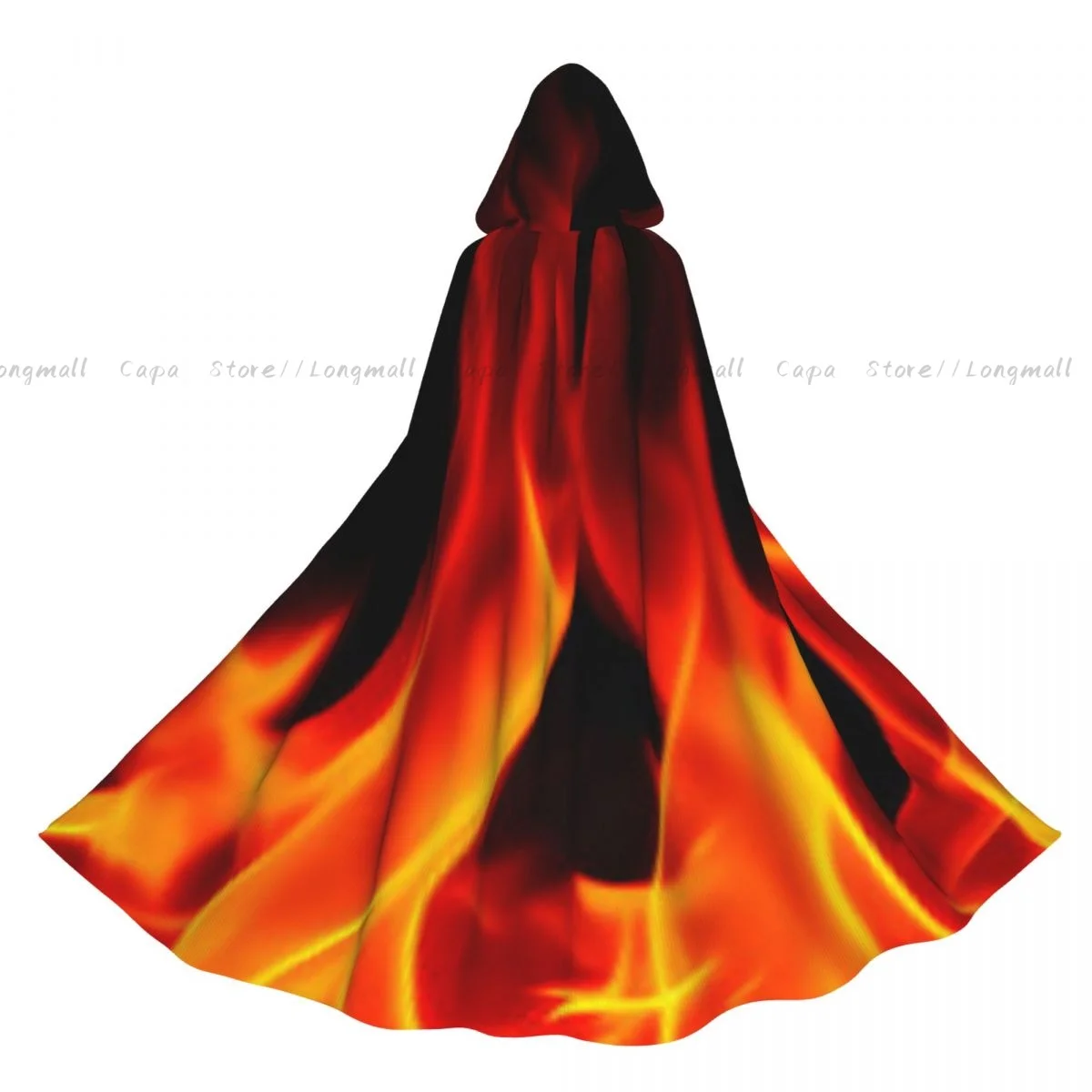 Плащ ведьмы Hellfire фон Хэллоуин косплей костюм унисекс плащ для взрослых ретро