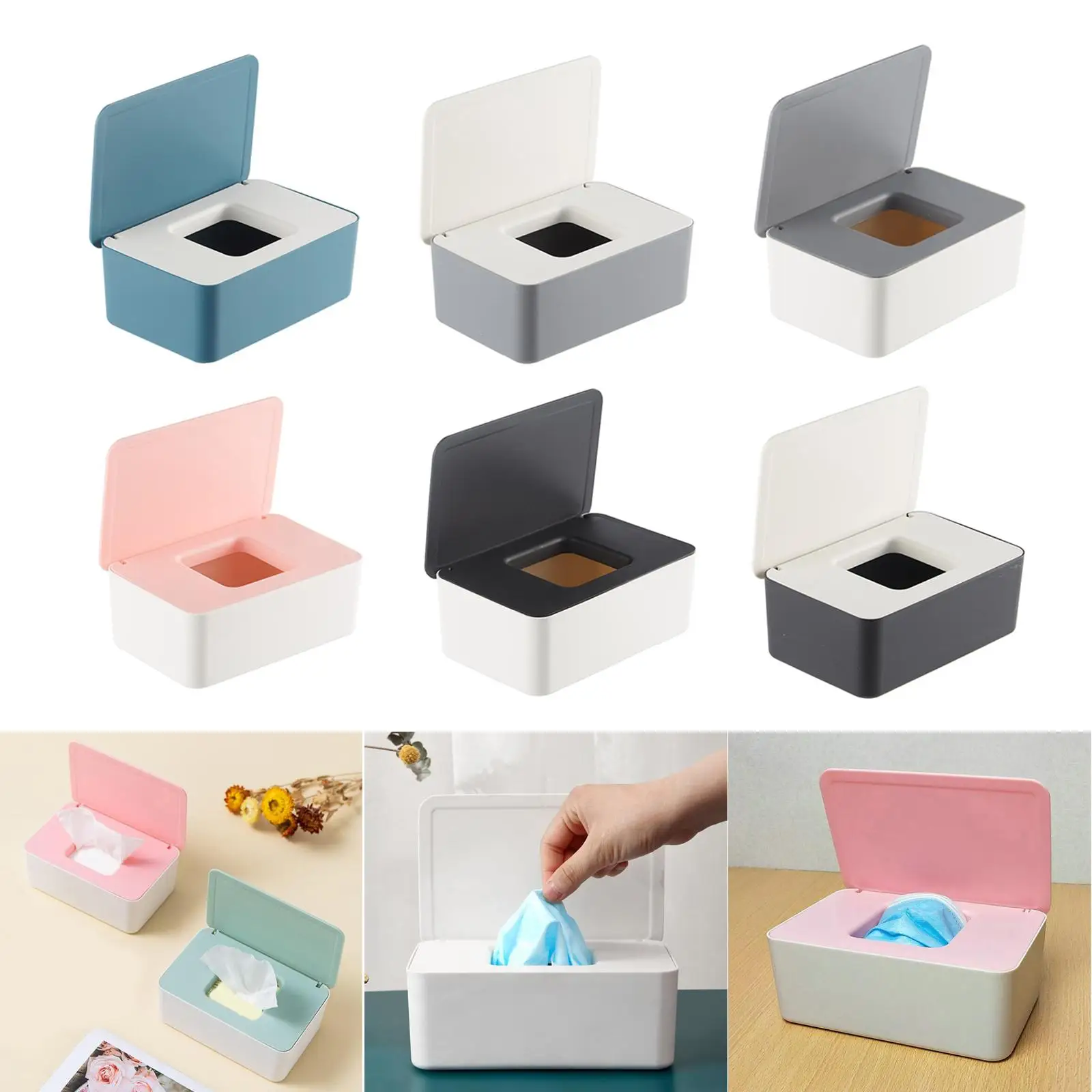 Портативный диспенсер для маски лица с крышкой контейнер хранения салфеток