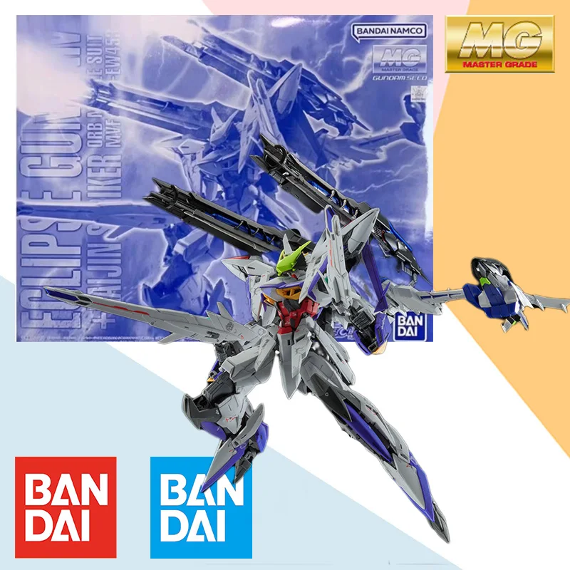 

Bandai Original BOX MG PB Limited 1/100 ECLIPSE GUNDAM RAIJIN STRIKER Anime Action Figure Assembly Model Kit Toy Gift for KID