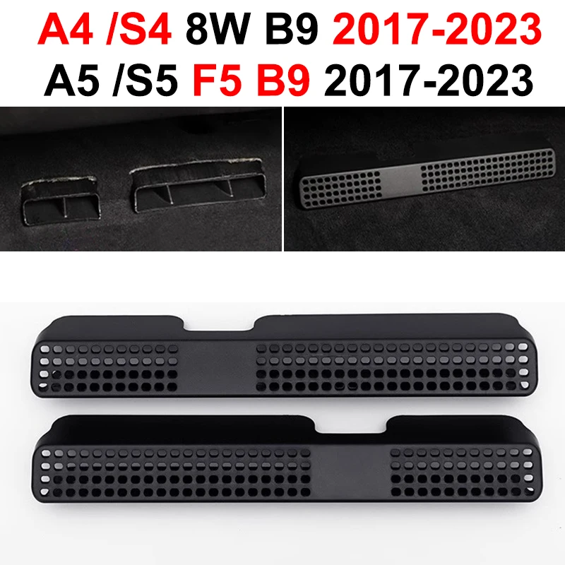 

Для AUDI A4 B9 B8 8W 8K Avant Allroad Quattro A5 8T F5 S4 S5 Аксессуары Вентиляционное отверстие заднего сиденья Выходная крышка Решетка Внутренняя отделка