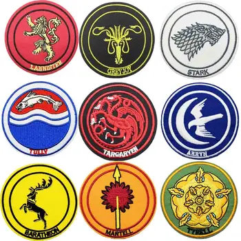 Red Dragon Iron On Embroidered Clothes Patch For Clothing Stickers Garment Apparel Accessories 3