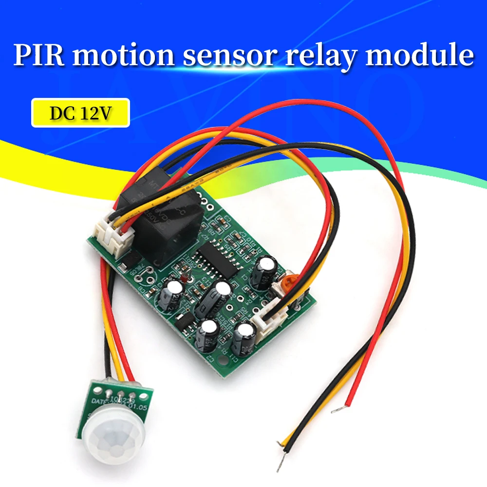 

DC 12 В PIR датчик движения релейный модуль ИК инфракрасный индукционный датчик человеческого тела пироэлектрический контроллер переключатель таймер задержки